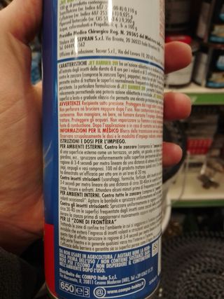 BARRIERA INSETTI ZANZARE ECC 500ML