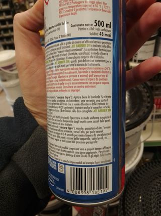 BARRIERA INSETTI ZANZARE ECC 500ML