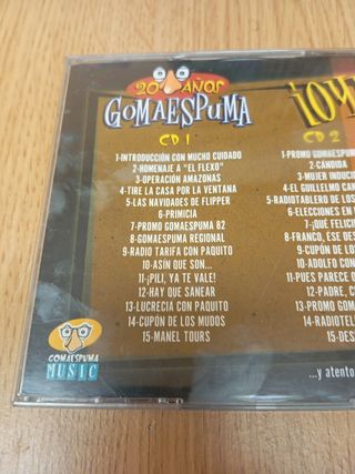 CD 20 AÑOS DE GOMAESPUMA
