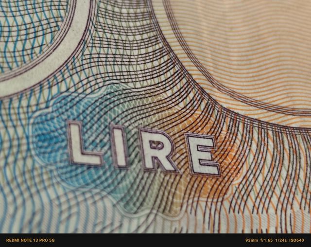 Billete de 500 Liras Italianas