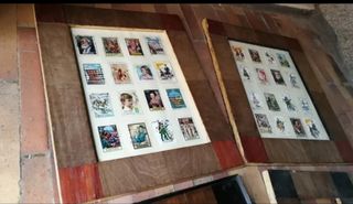 Lote 4 antiguos marcos, cuadros