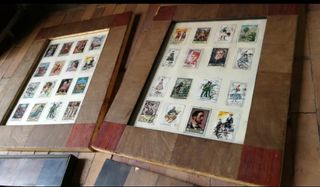 Lote 4 antiguos marcos, cuadros