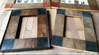 Lote 4 antiguos marcos, cuadros