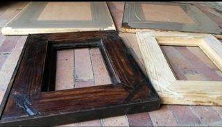 Lote 4 antiguos marcos, cuadros