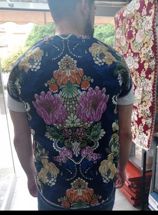 Tela de corpiño o chaleco para hombre