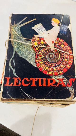 LOTE 24 REVISTAS LECTURAS 1921