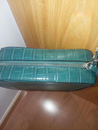 Bolso de hombro verde oscuro de .