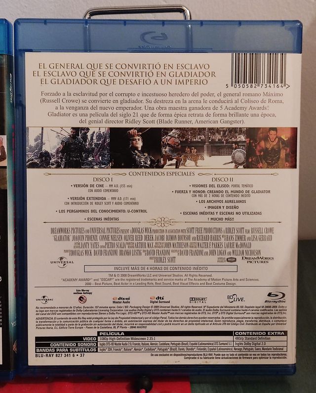 Pack Blu ray Ridley Scott - Russell Crowe