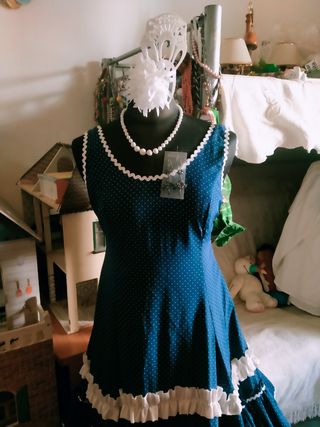 Traje flamenca gitana sevillana t44