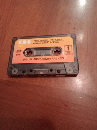 MIGUEL BOSÈ music cassetta