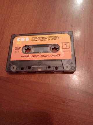 MIGUEL BOSÈ music cassetta