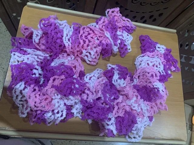 2 Bufandas hechas a mano 