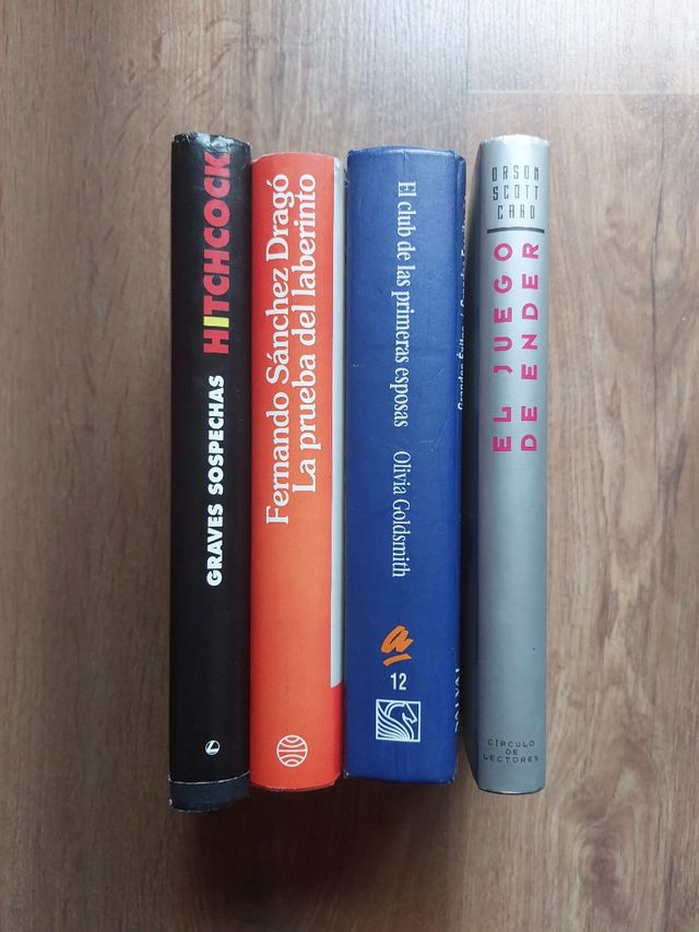 Lote libros tapa dura