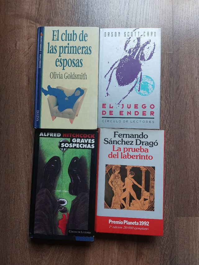 Lote libros tapa dura