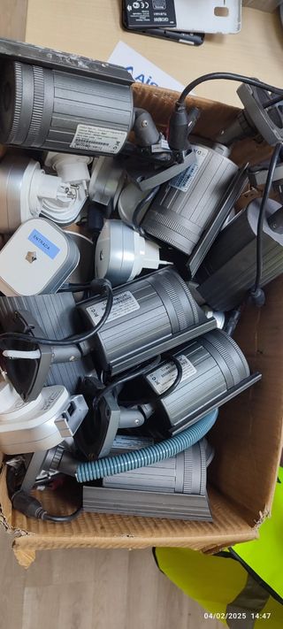 Lote cámaras de seguridad