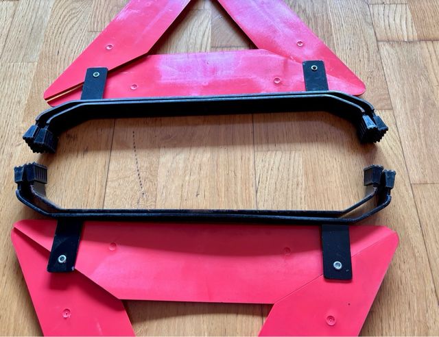 Triángulo emergencia homologado de coche x 2