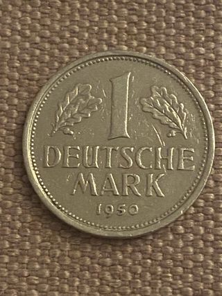 Moneta da un marco del 1950