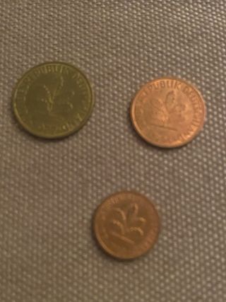 Tre monete tedesche