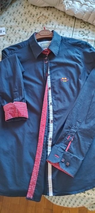 Blusa azul"La Española"