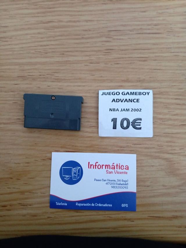 JUEGO GBA NBA JAM 2002