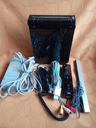 Nintendo Wii negra