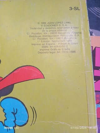 3 cómics de Super Lopez