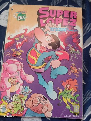 3 cómics de Super Lopez