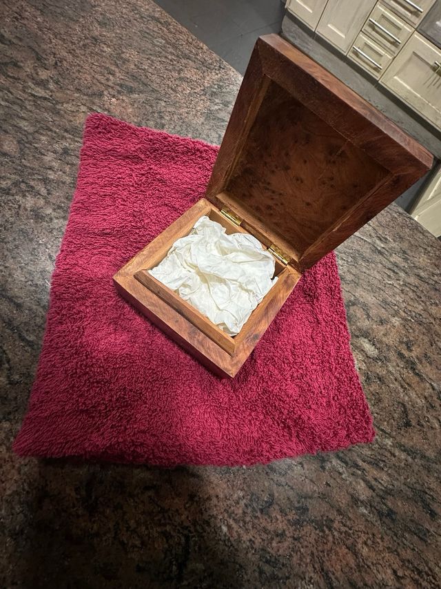 Caja / Joyero de Madera de Kaoba Oriental