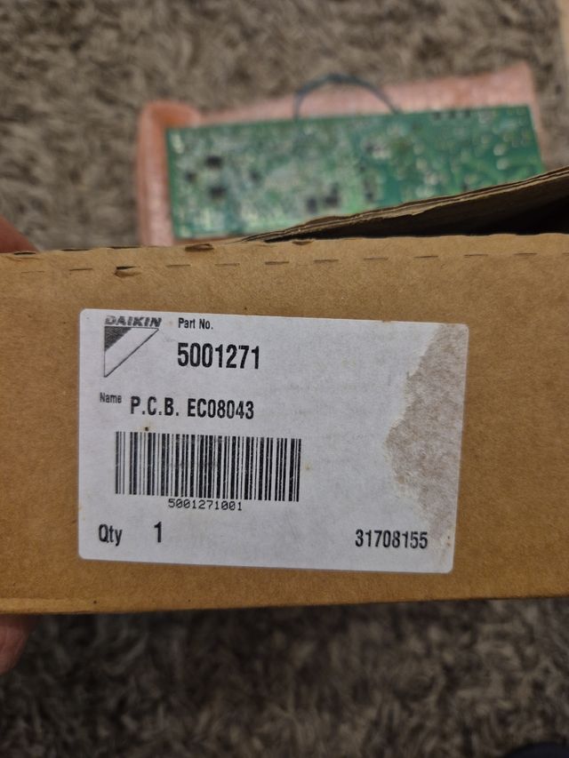 Placa daikin capacitador