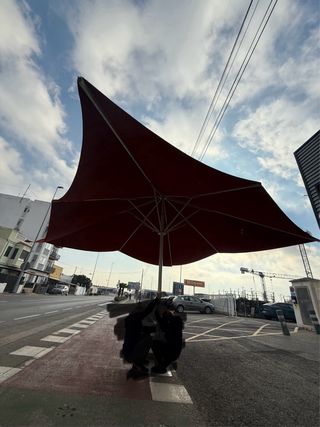 Sombrilla gigante mas pie