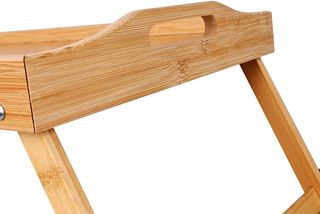 MESA PORTATIL DE BAMBÚ CON ASAS PARA CAMA O SOFA.