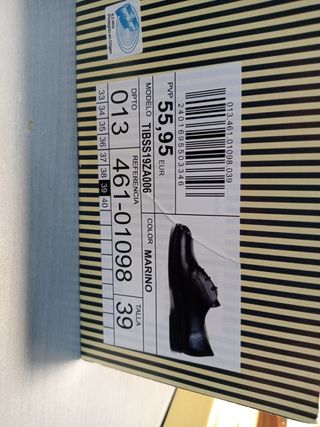 Zapatos Tizzas, Talla 39