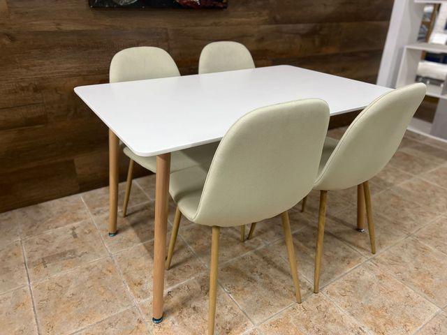 Mesa Nordica Viken de Comedor o Cocina 120cm