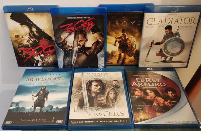 Pack Accion. Aventuras. Cine epico en Blu ray