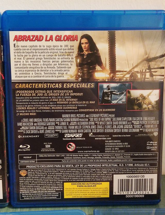 Pack Accion. Aventuras. Cine epico en Blu ray