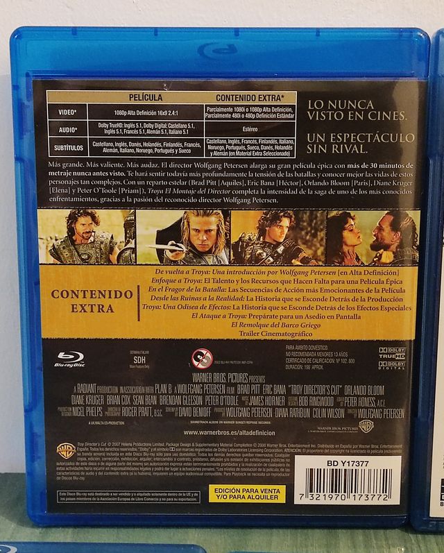 Pack Accion. Aventuras. Cine epico en Blu ray