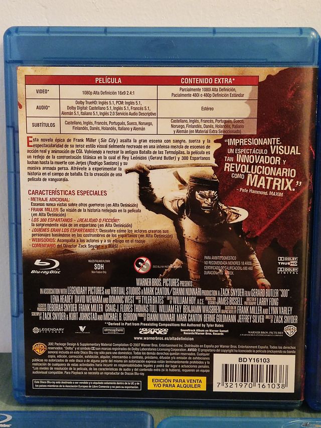 Pack Accion. Aventuras. Cine epico en Blu ray