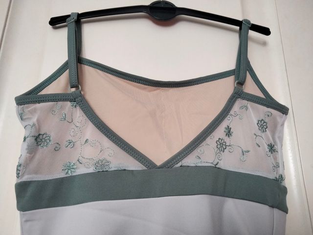 Maillot danza bordado