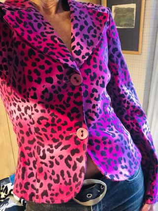 Chaqueta Blazer Leopardo de Monóxido