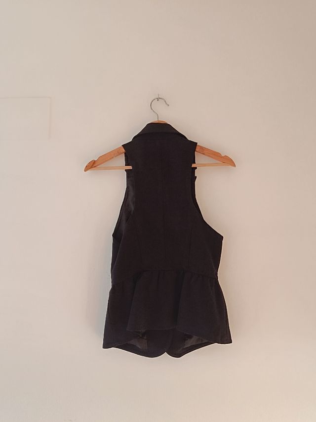 Chaleco negro mujer