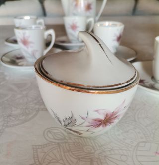 Juego de café de porcelana