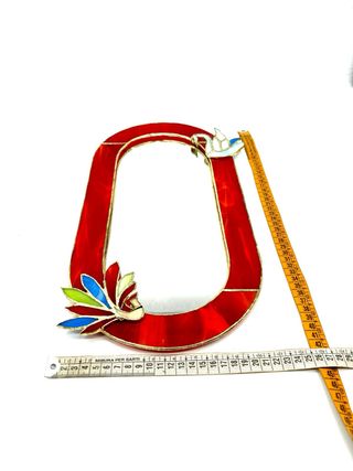 Specchio In Vetro Arredo Vintage Stile Tiffany