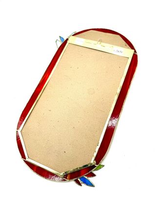 Specchio In Vetro Arredo Vintage Stile Tiffany