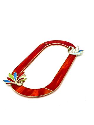 Specchio In Vetro Arredo Vintage Stile Tiffany