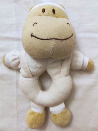 Sonaglio peluche ippopotamo