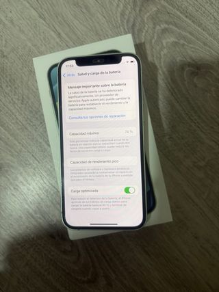 Iphone 12 mini de 128gb verde