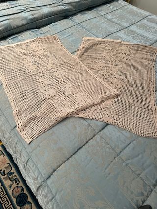 coppia tende uncinetto