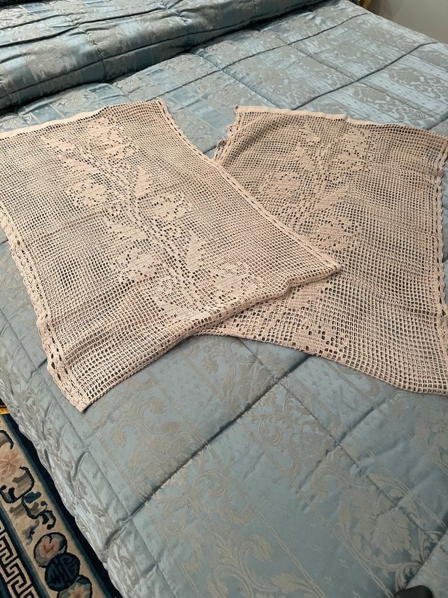 coppia tende uncinetto