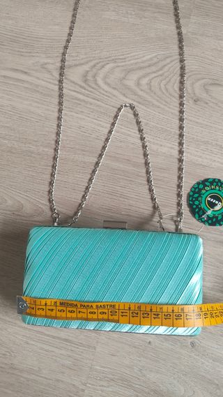 Bolso NUEVO y otro Regalo verde fucsia