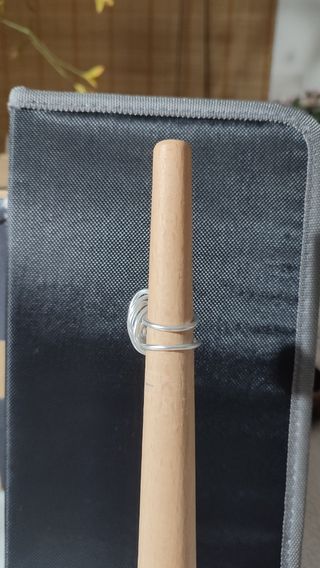 Anello regolabile argentato 